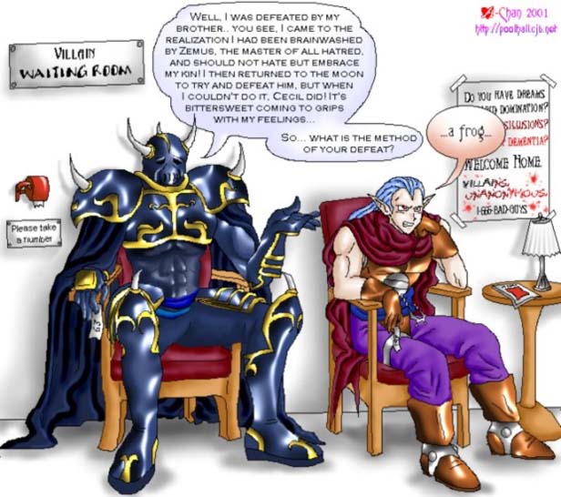 Game Villain Waiting Room (Humor)