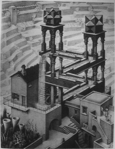 Escher Waterfall