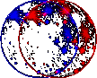 Double Red Blue Ball