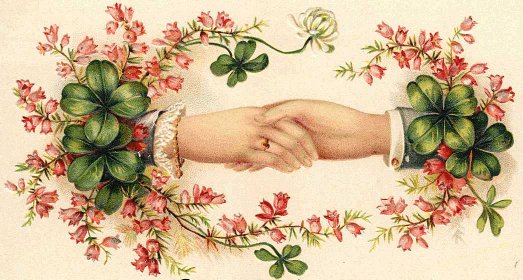 Holding Hands Shamrock