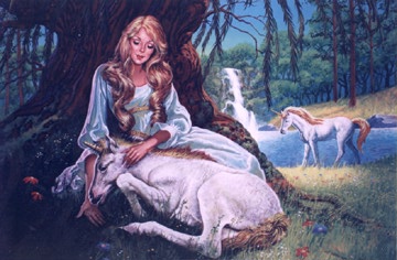 Fantasy Baby Unicorn with Madien