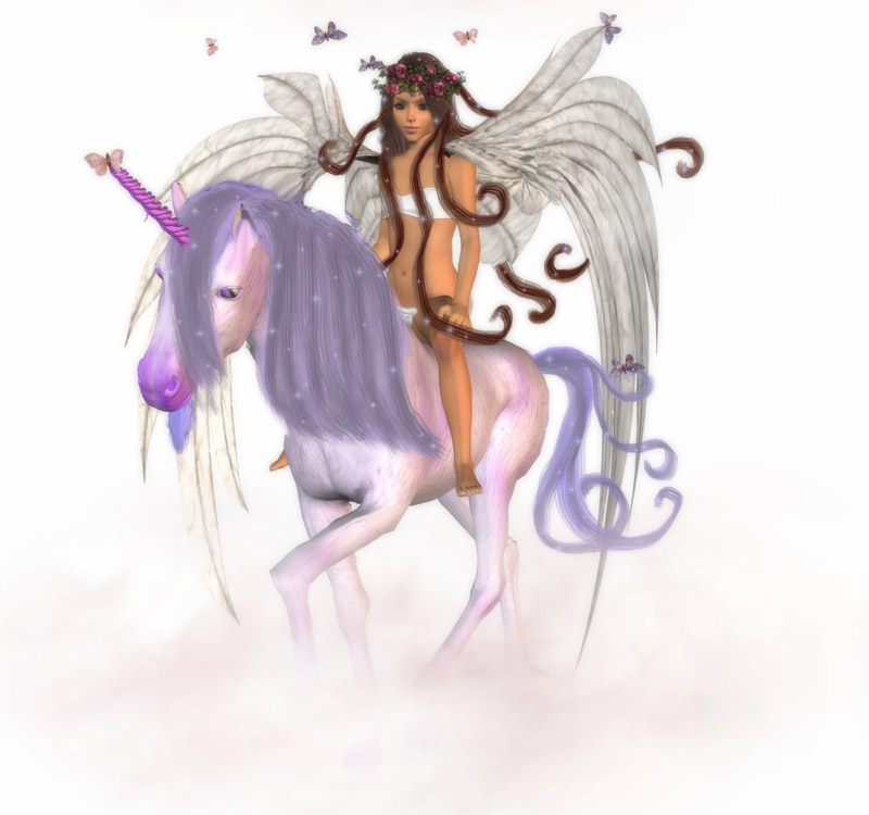 Fantasy Fairy on Purp Uni