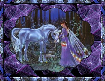 Fantasy Purp Uni with Fairy