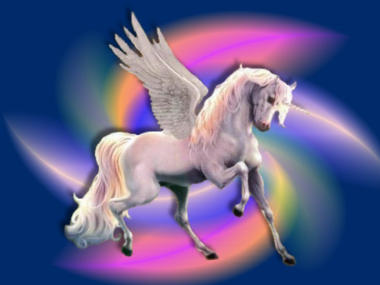 Fantasy Rainbow Pegasus Uni