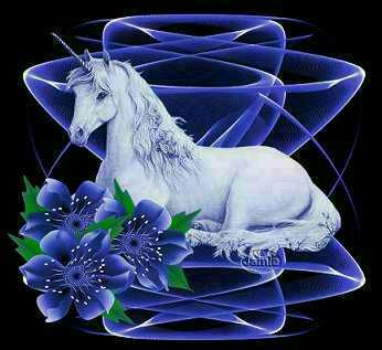 Fantasy Violets Unicorn