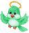 Angel Green Bird