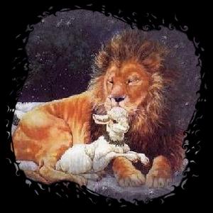 Animal Lion Lamb