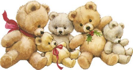 Teddy Bears Five Holly