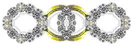 Bar Three Circle Gem Sparkle
