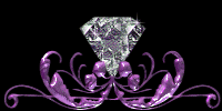Diamond Anim Florial Purple