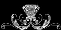 Diamond Anim Florial Silver