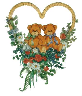 Bears WHearts Flowers