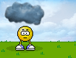 Black Cloud Smiley