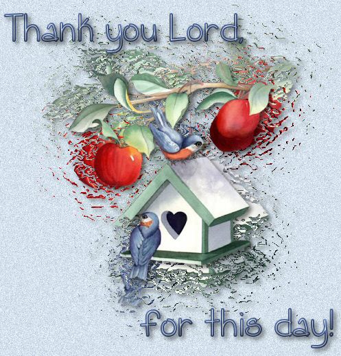 Card Thank You Lord Bird Housew Birds