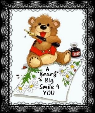 Cards Beary Big Smile