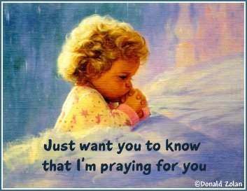 Cards Child Praying for You