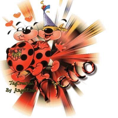 Cards Lady Bug Hello