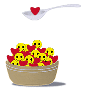 Cards Spoon Hearts Smileys