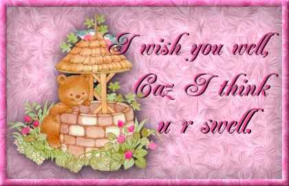 Cards Wish Well Bear