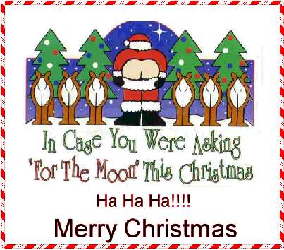 Cards Christmas the Moon