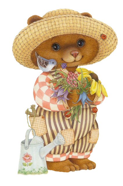 Cute Garden Bear