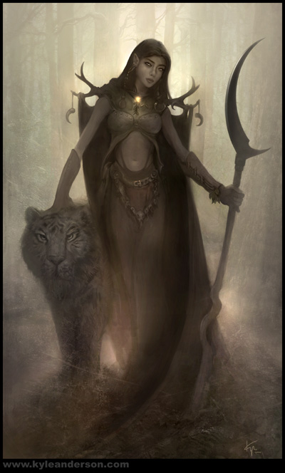 Half Elf Druid (2)