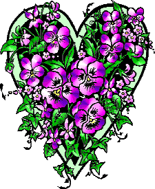 Violets Heart