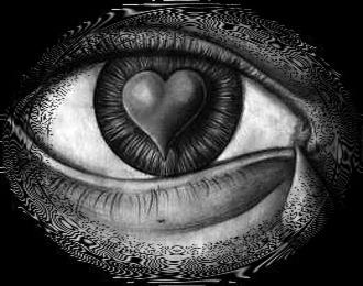Masked Eye Tear Heart