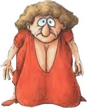 Red Dress Older Lady Xlarge Boobs