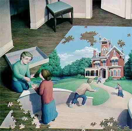 Optical Illusion Jig Saw Puzzle