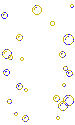 Bubbles Purple Gold