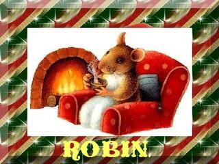 Cards Mouse Fire Place Robin