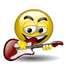 Guitar Playing in Love Smily