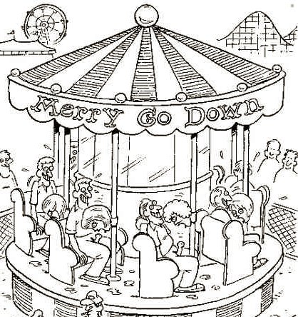 Cartoon Merry Go Down
