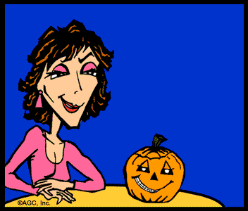 Cartoon on Halloween