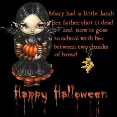 Halloween Mary Lamb