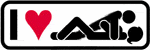 Ilove Sex Sign