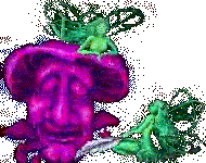 Mushrooms Fairies Pnk Grn