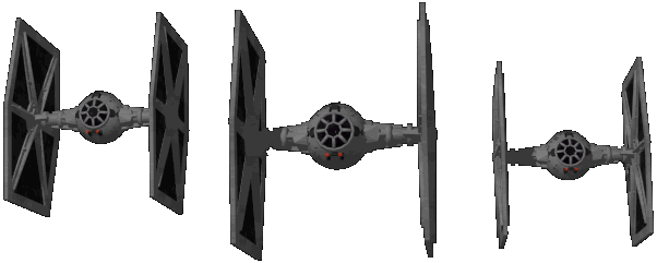 Star Wars 3 Tie Fighters