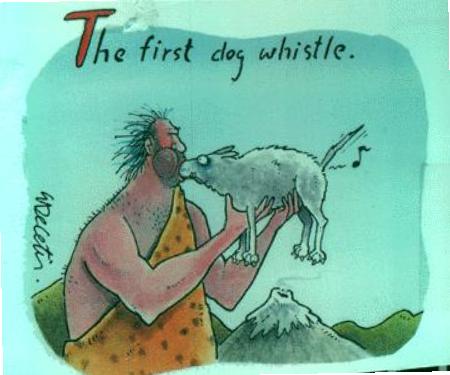 Cartoon First Dog Whistle
