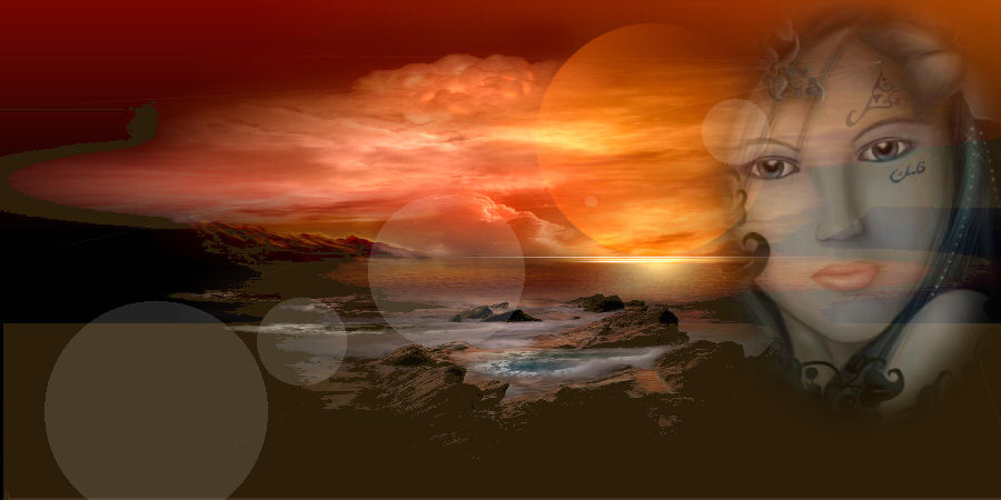 Fantasy Woman Sunset