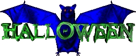 Halloween Green Bat