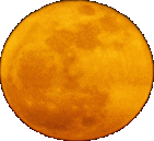 Halloween Orange Moon