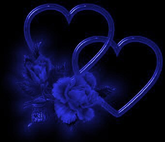Hearts Blu Blanks