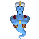 Humanoid Blue Genie