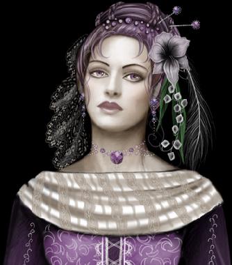 Humanoid Lady Purp Orchid