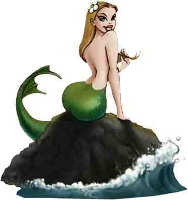 Humanoid Mermaid Rock
