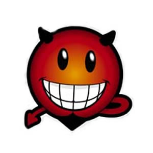 Labels Devil Smily