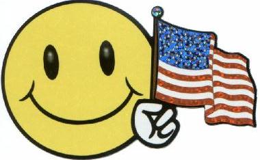 Labels Smily Flag