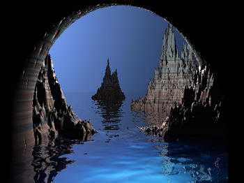 Scene Sea Tunnel